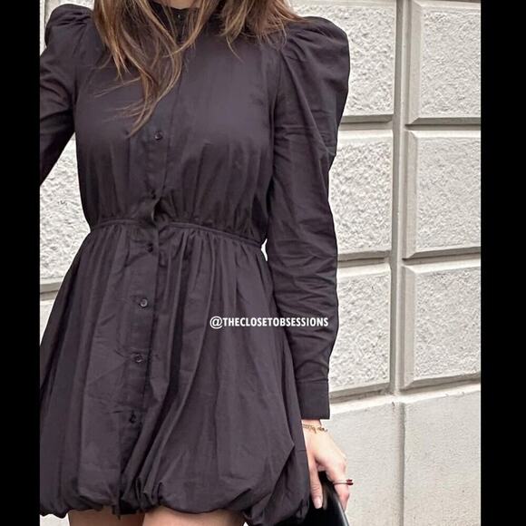 ZARA Cotton Mini Dress NWT - Picture 10 of 16